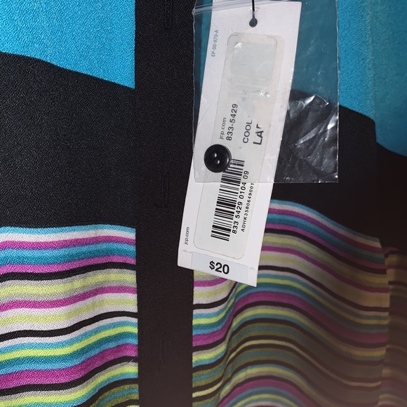 NEW! Worthington Striped Tank Top Blouse - Picture 3 of 9